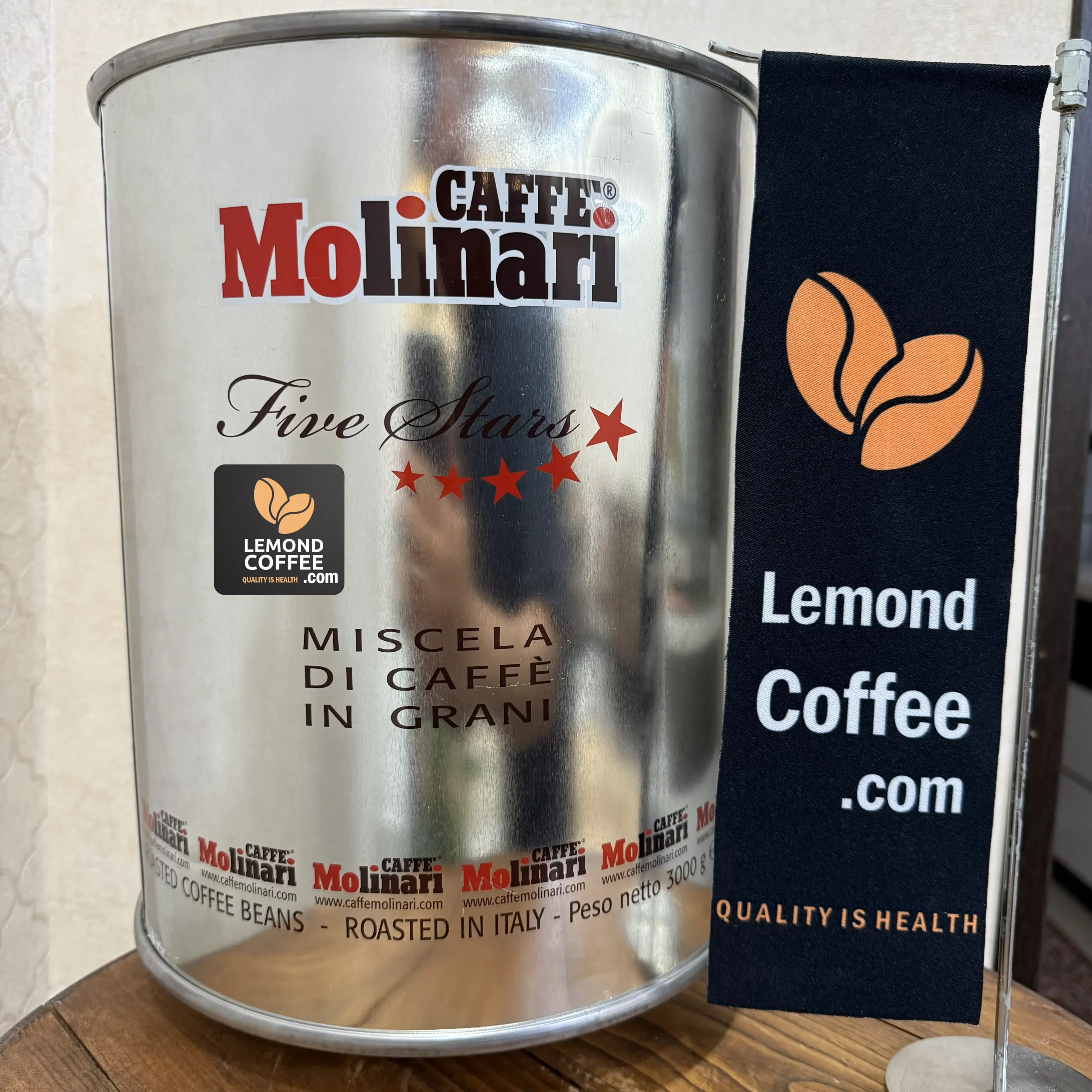 سیلندر قهوه مولیناری روسو