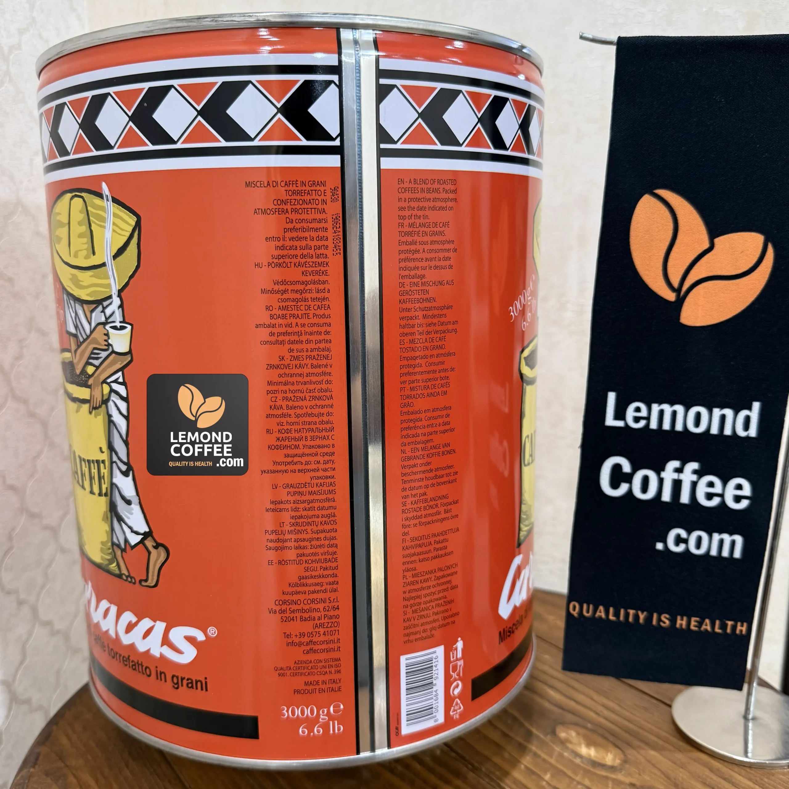 سیلندر قهوه کاراکاس